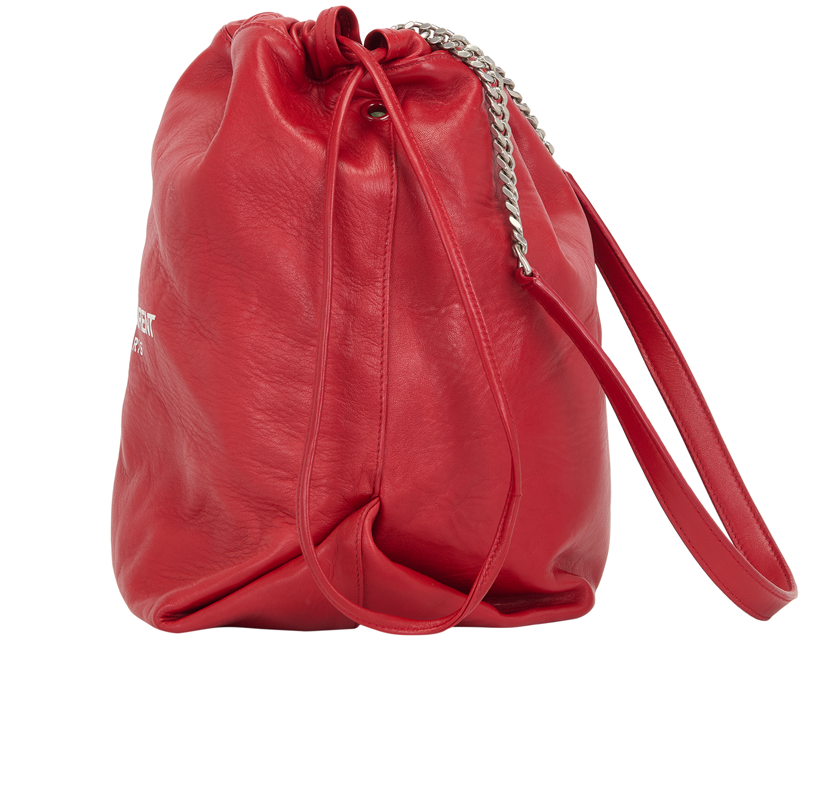 Teddy Bucket Satchel, &pound;450, Handbags, Red, Leather, Bottom view